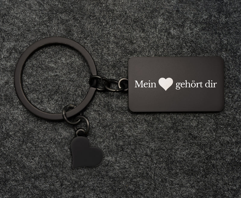 RECTANGLY Schlüsselanhänger mit Gravur - Personalisierter Schlüsselanhänger - Personalisierte Geschenke für Männer Frauen
