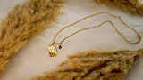 ZODI Chain Halskette mit Sternzeichen Gravur in Gold